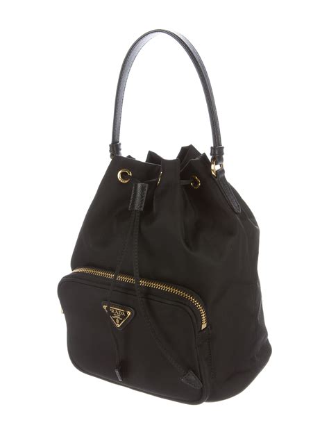 prada nylon mini bucket bag|prada nylon tessuto shoulder bag.